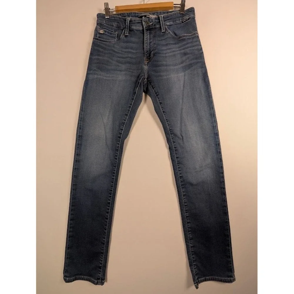 Mavi Jake Sporty Denim Jeans Mens 32x32 Slim Leg Medium Wash Blue Soft Stretch